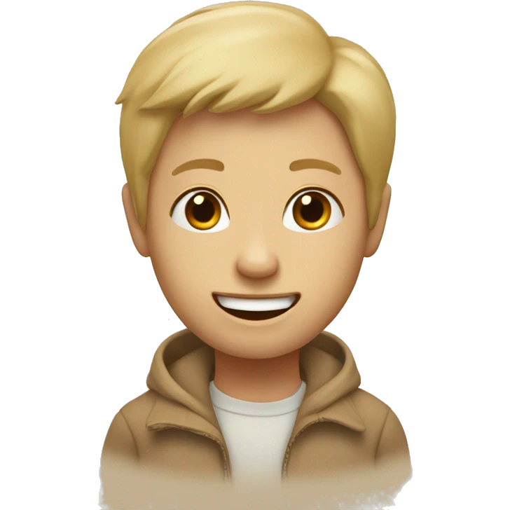 Beige hartje emoji