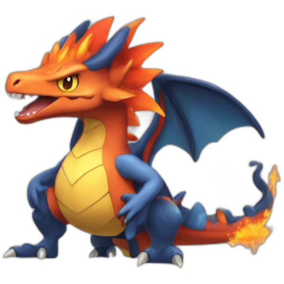 Dracaufeu pokemon emoji