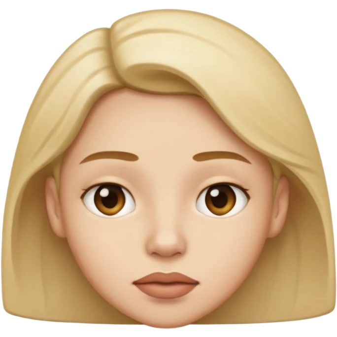 Una persona con el labio superior derecho inclinado emoji