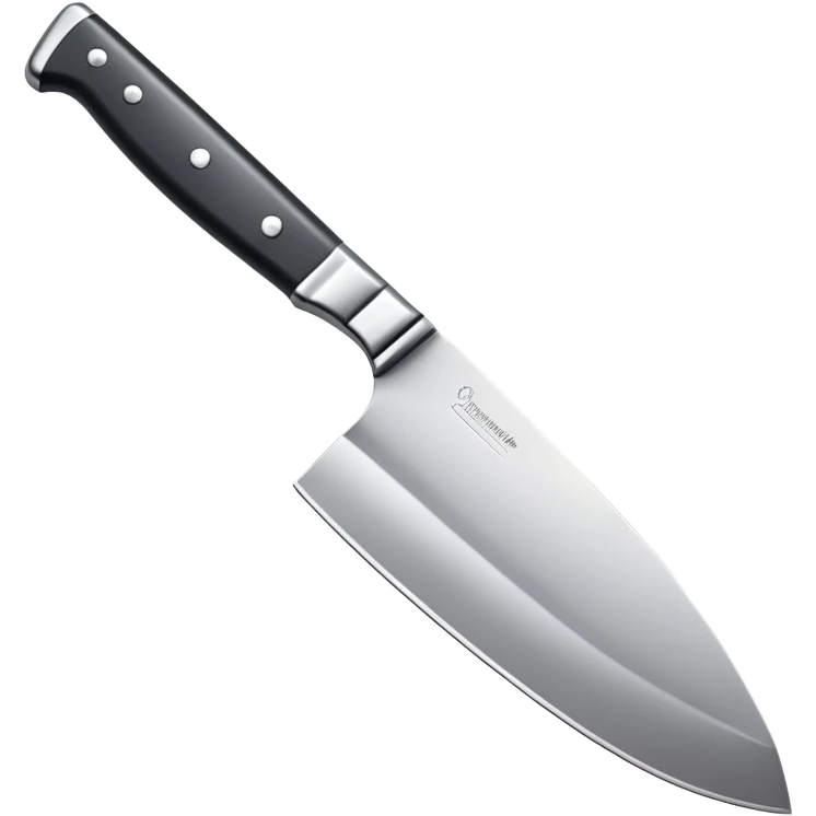 chef knife with shiny blade emoji