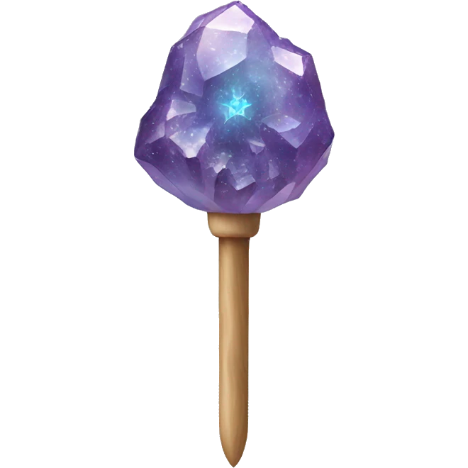 crystal geode wand emoji