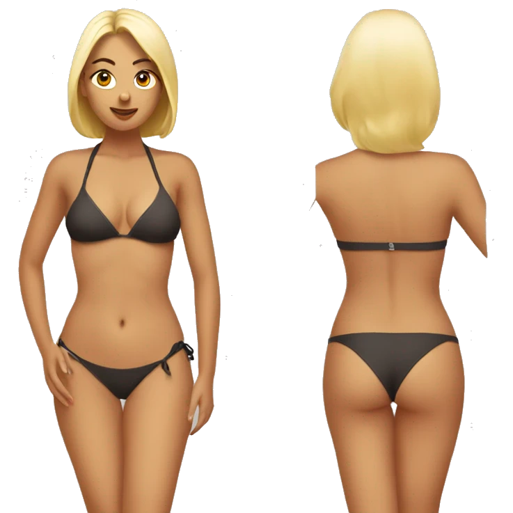  bikini, sexy, sfw emoji