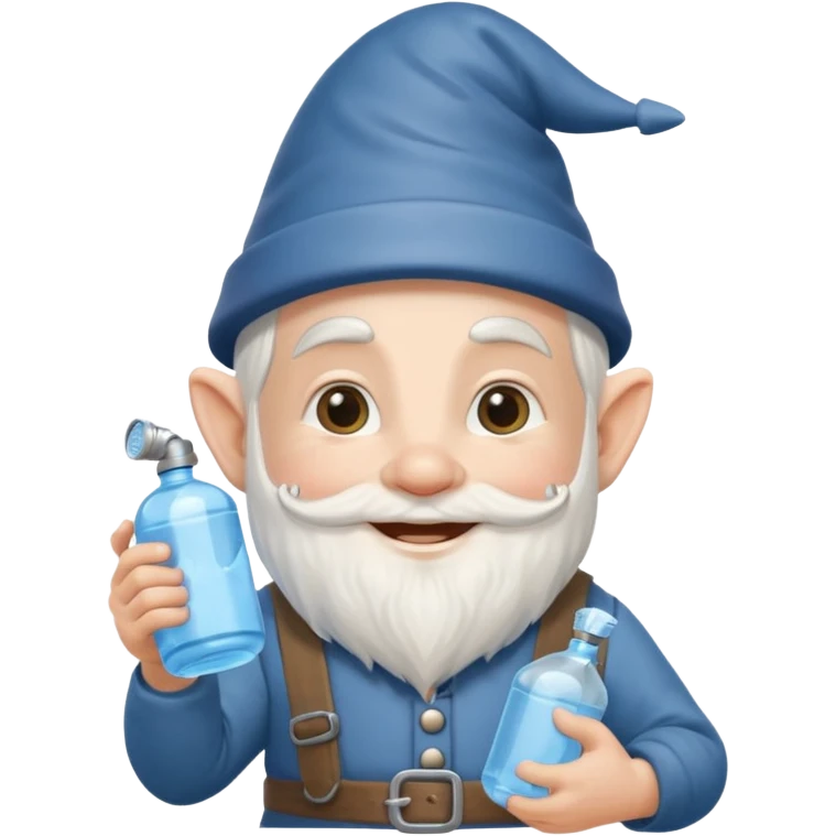 gnome with water can emoji