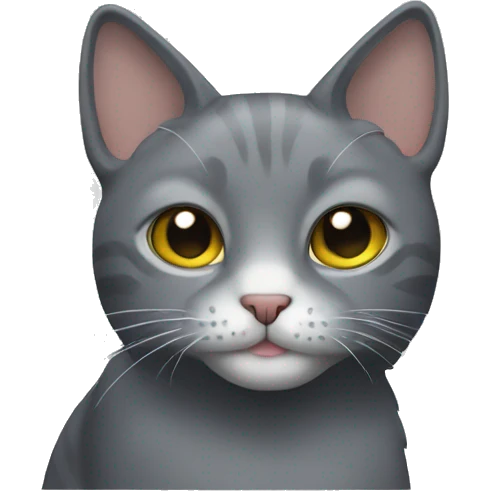 Grey Cat emoji