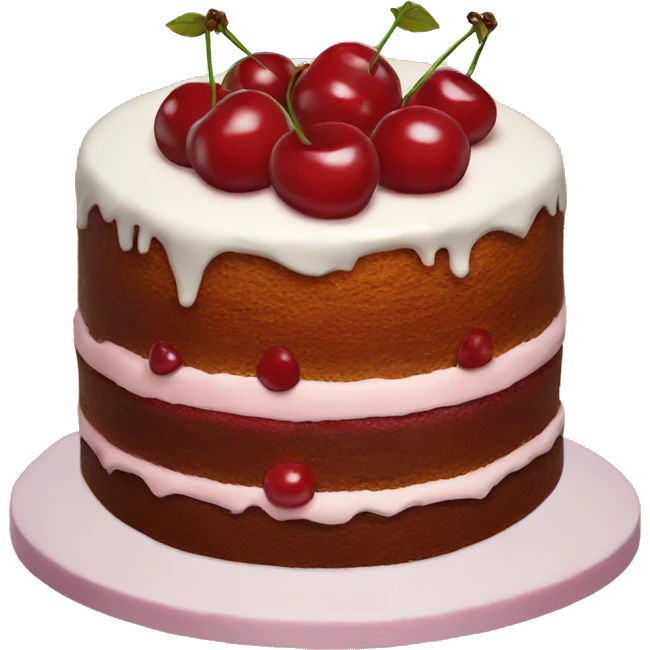 Cherry cake emoji