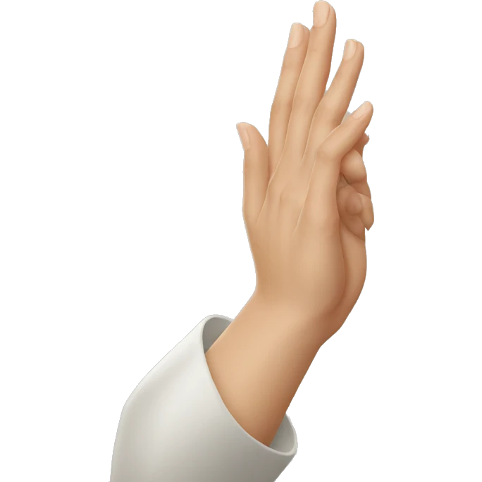 Orthodox christian hand blessing gesture emoji
