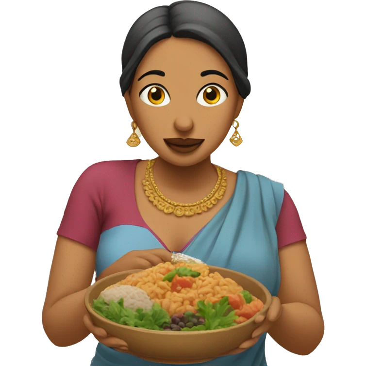 Wife eating piyaji emoji