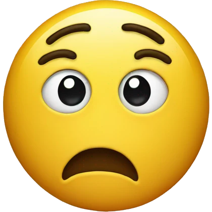 Emoji that looks confused with questionmarks around it emoji