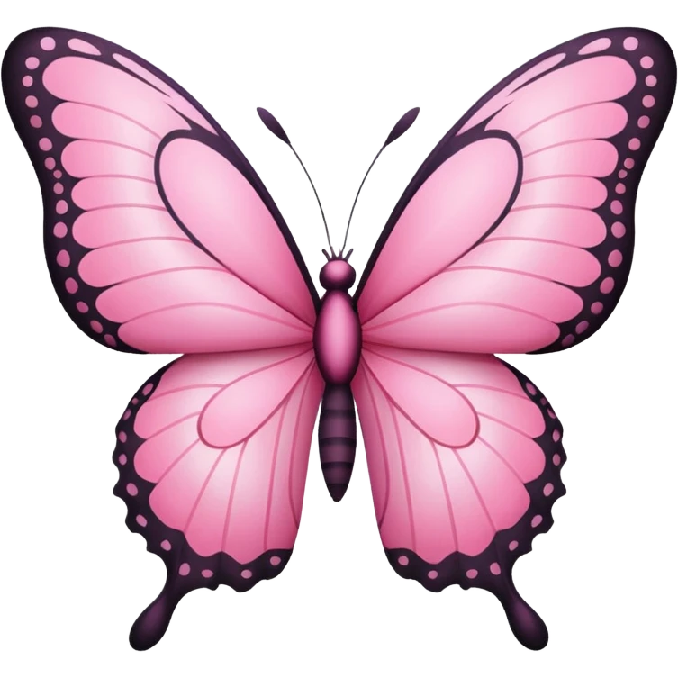 pink butterfly emoji