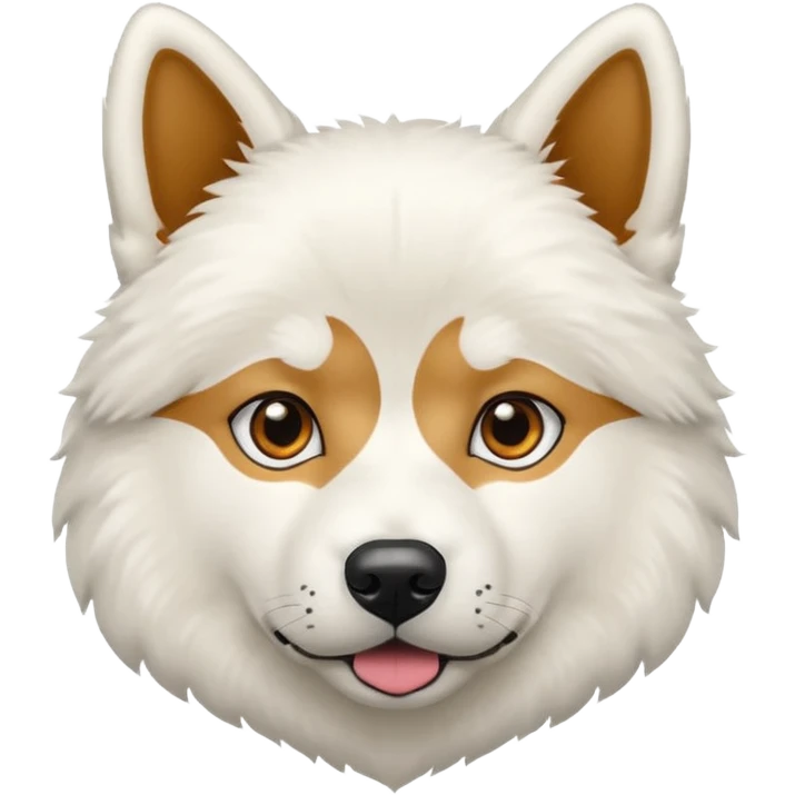 Jindo dog white emoji