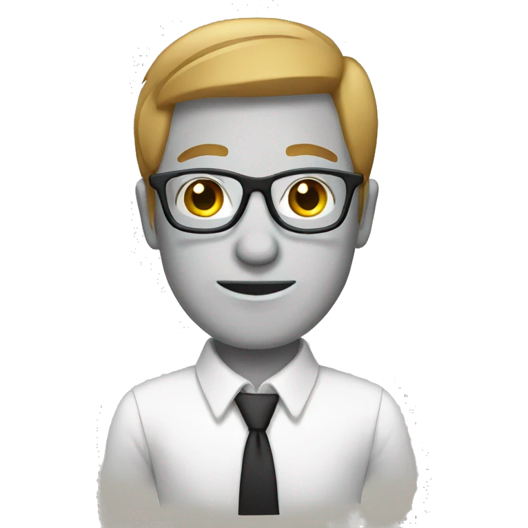 wearing glasses emoji