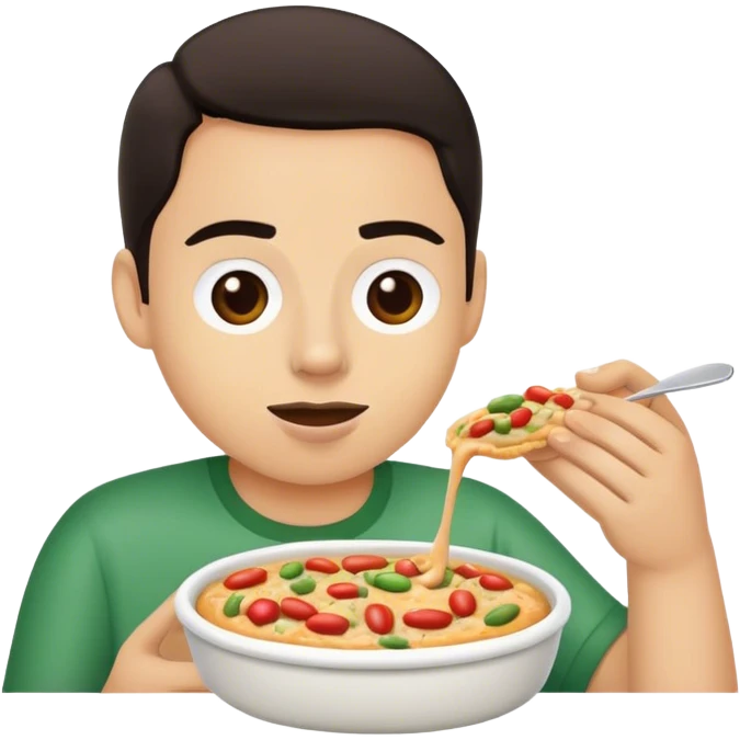 Ash Trevino bean dip emoji
