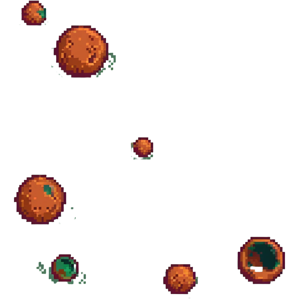 Mars with craters emoji