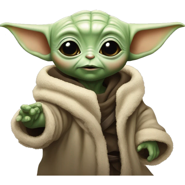 Baby Yoda with Pavel Durov emoji