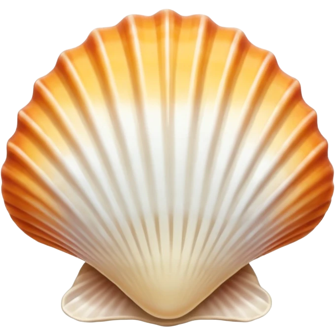 summer-themed emoji of a seashell emoji