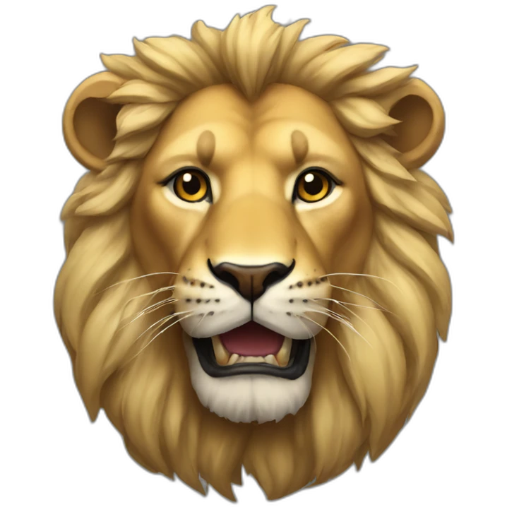 León rugiendo emoji