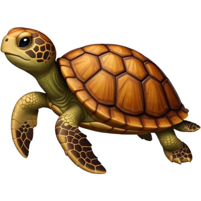 A brown turtle emoji