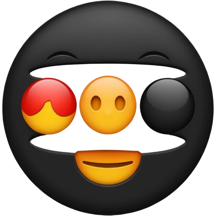 Black circle emoji