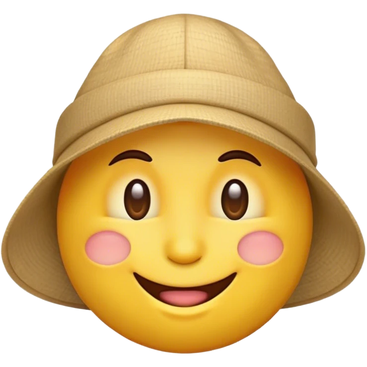 Şapkalı gözkırpan emoji emoji