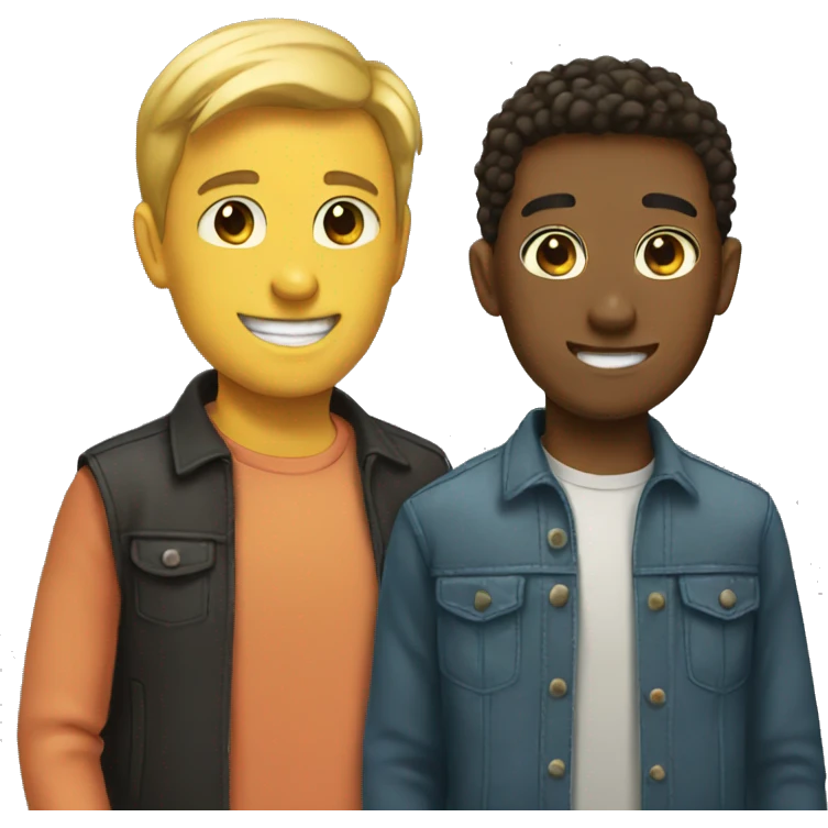 two friends emoji