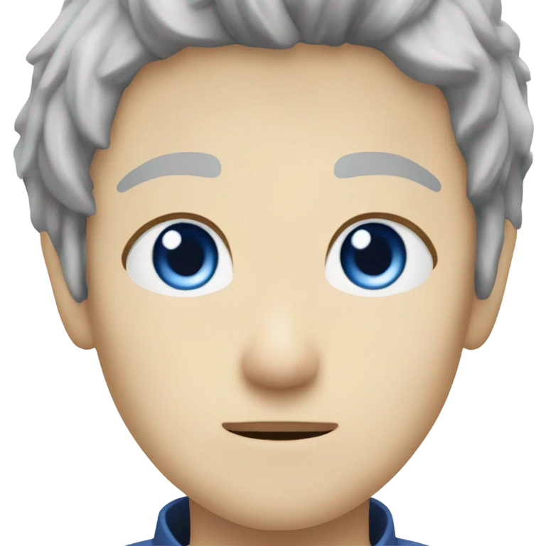 gojo satoru, blue eyes emoji