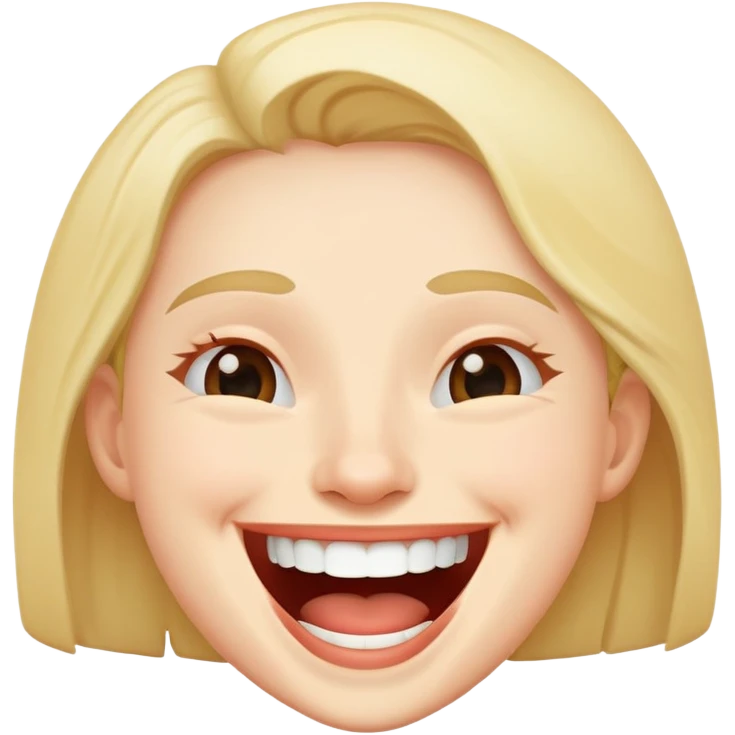 Bitmoji laughing  emoji