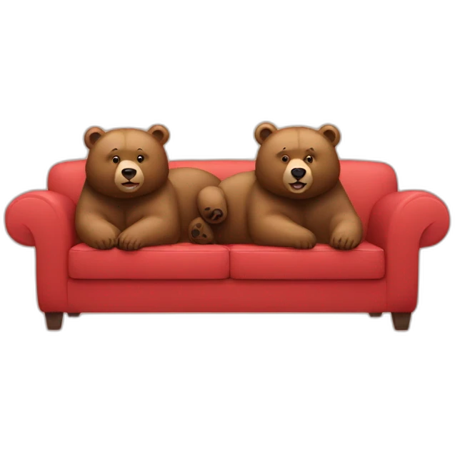 Two-bears-lying-on-couch emoji