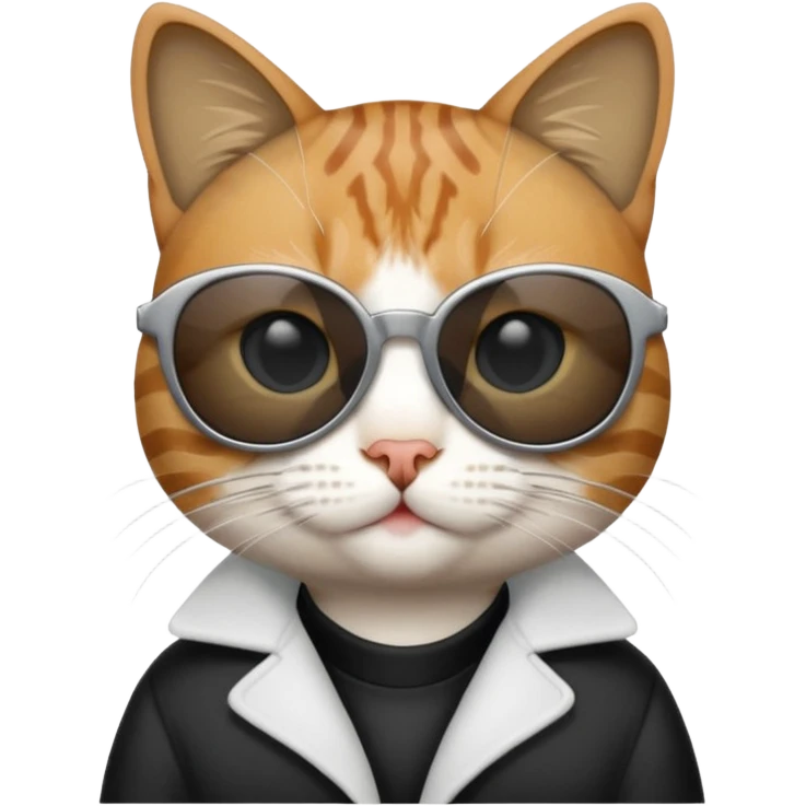 Cat wearing sunglasses emoji