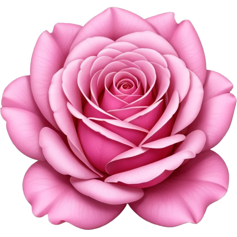 Pink rose emoji
