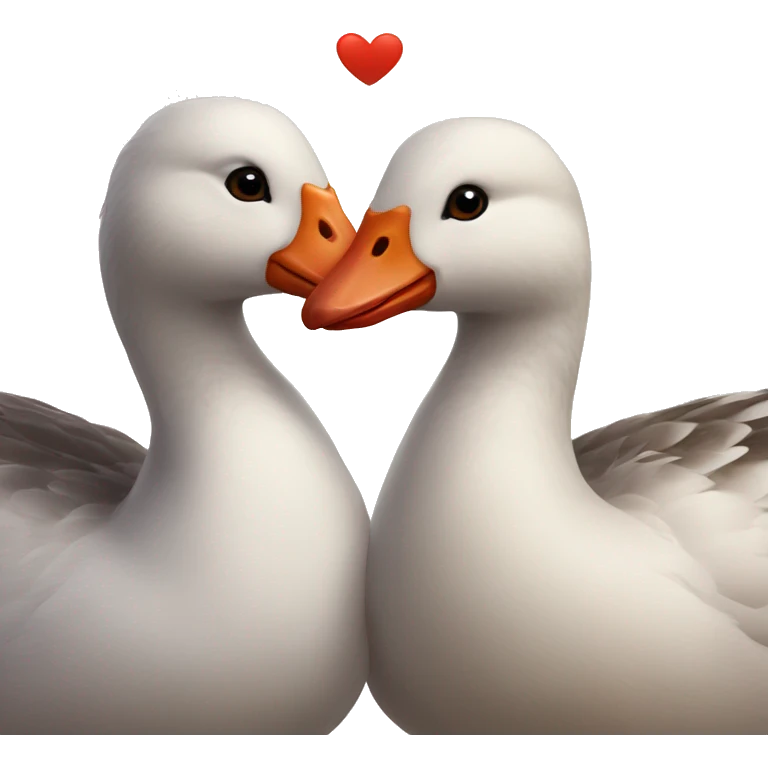 geese in love emoji