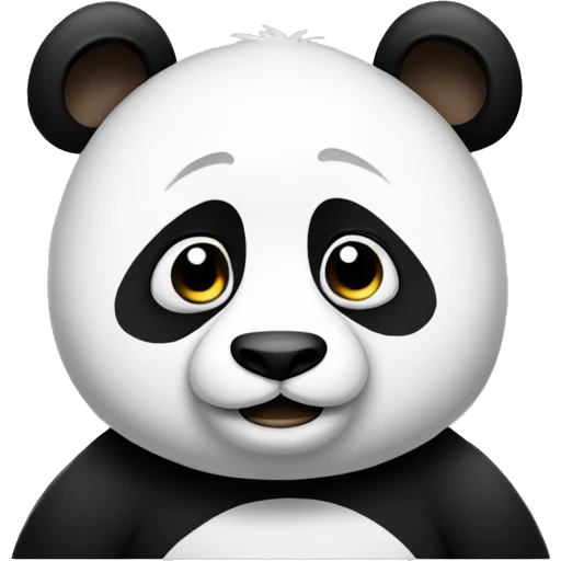 Panda judging you emoji