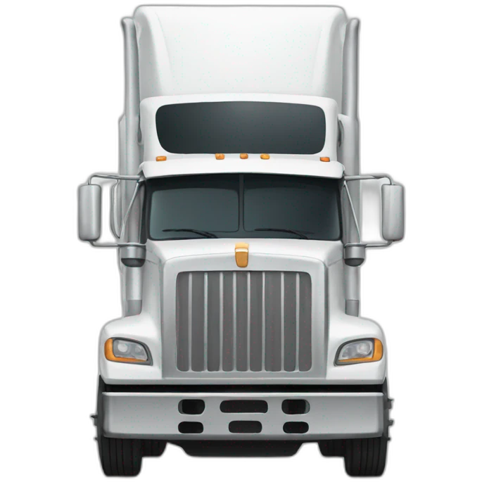 Semi truck emoji