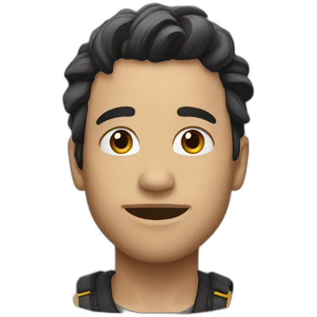 Siyah kurt emoji