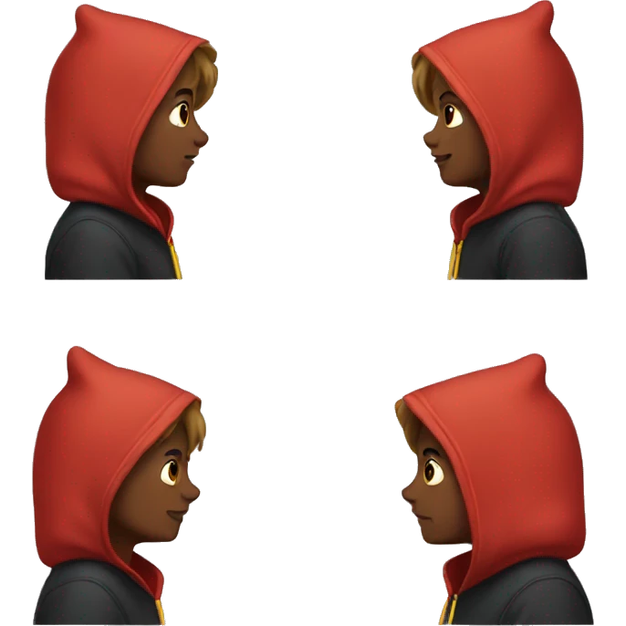 Red hoodie  emoji