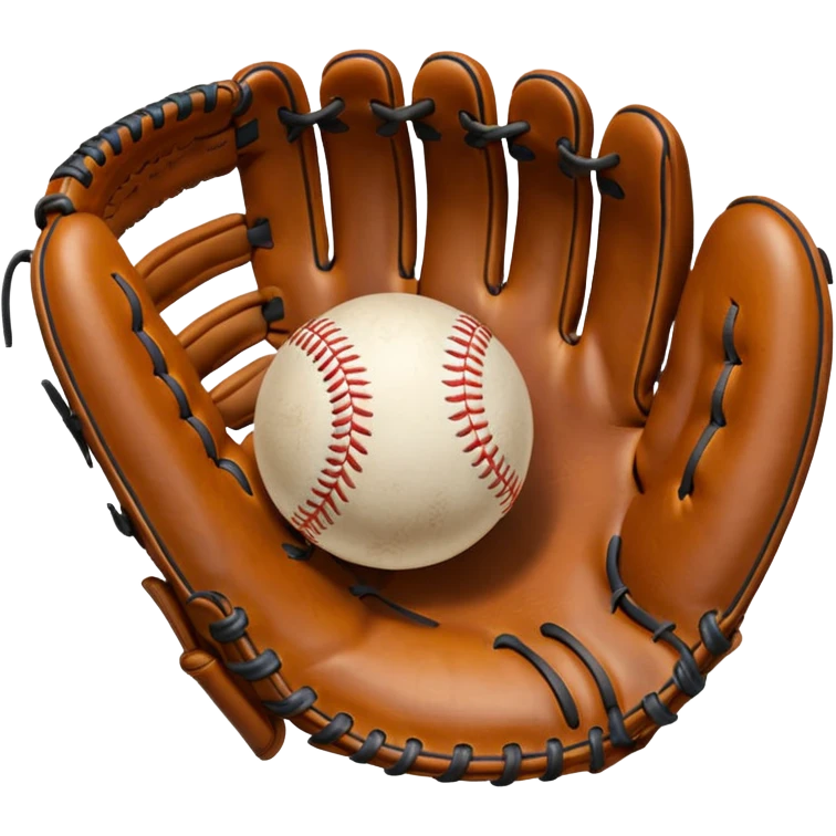 baseball and glove emoji