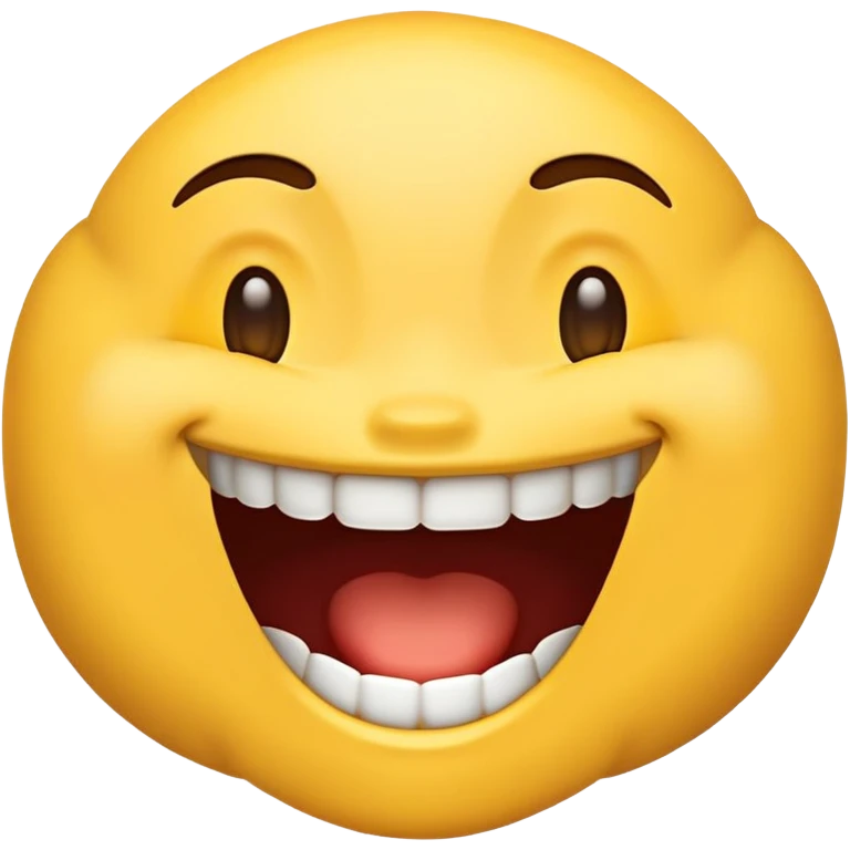 Emoji of side mouth up emoji