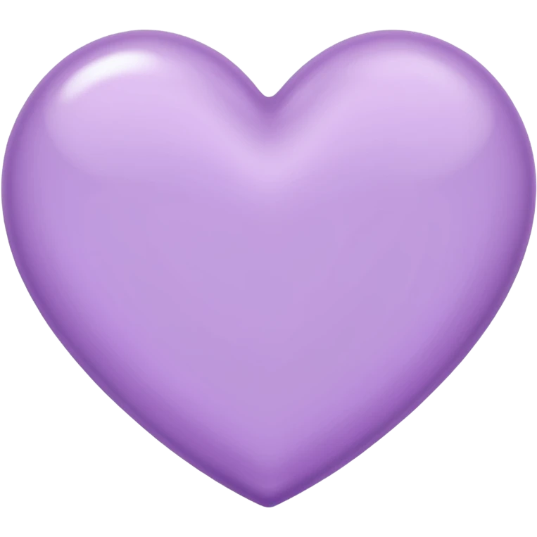 Light purple heart emoji emoji
