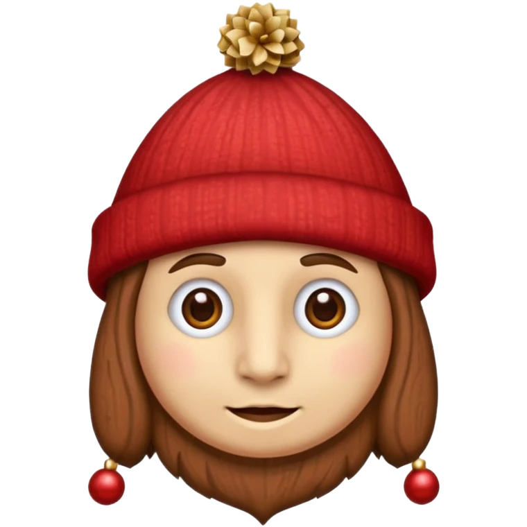 Crea un emoji de un tió de Nadal emoji