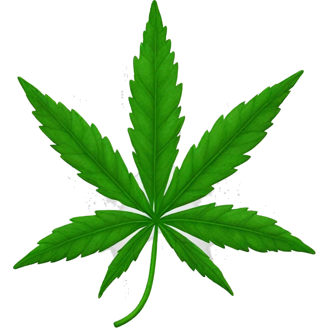 Weed leaf emoji