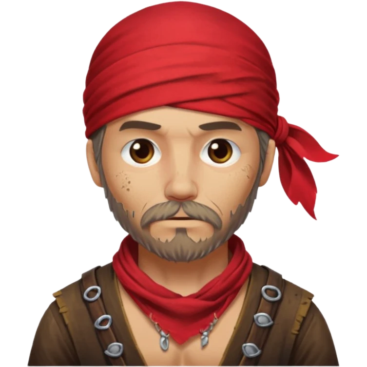 tired pirate emoji