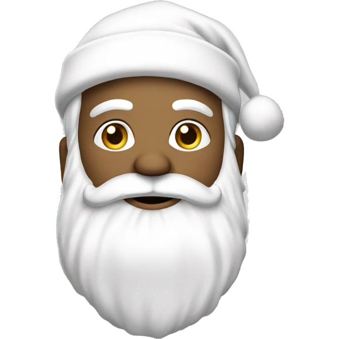 white santa emoji