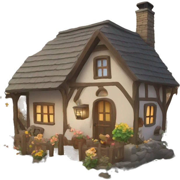 Cozy cottage emoji