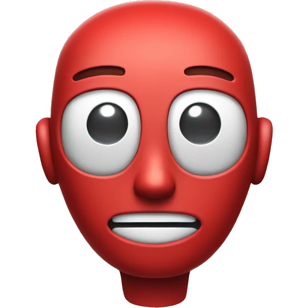 Ai chat bot - in red color emoji