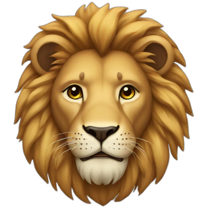 a lion emoji