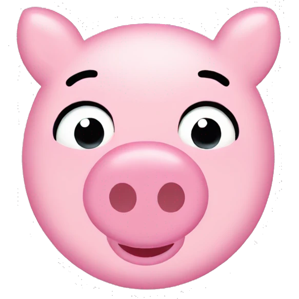 Peppa Pig face  emoji