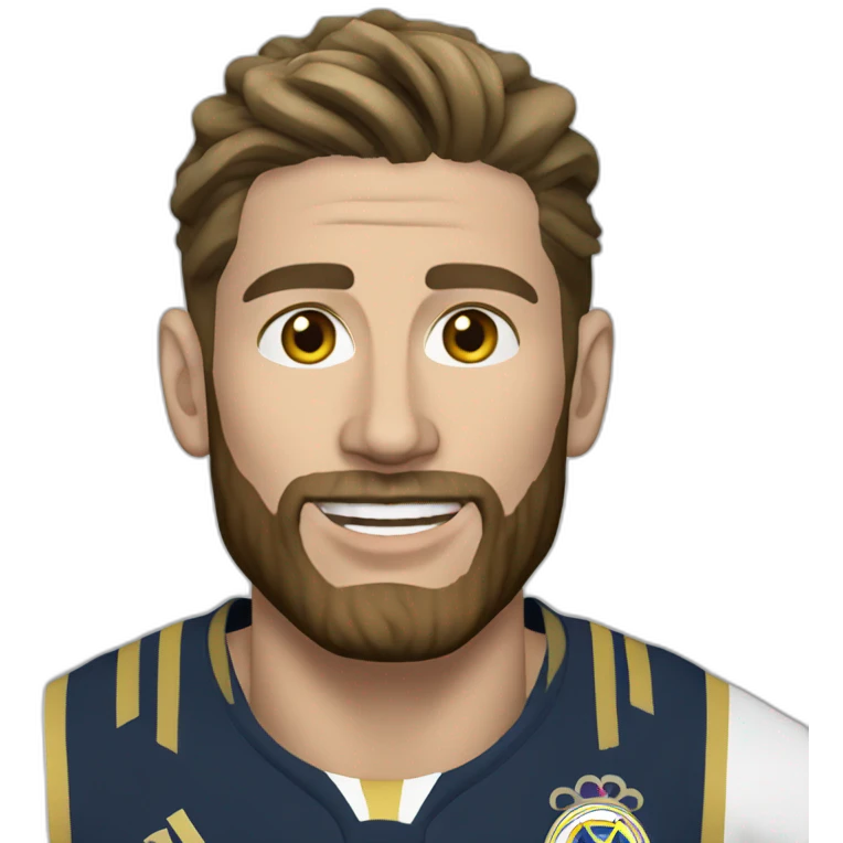 sergio ramos realistic emoji
