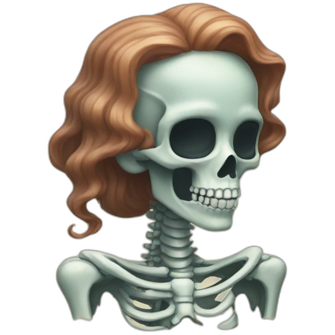 mermaid skeleton emoji