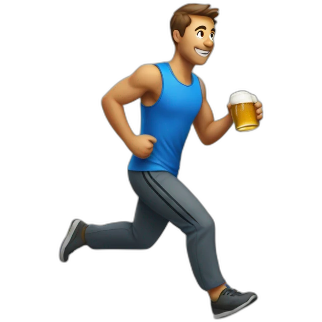 beer runner emoji