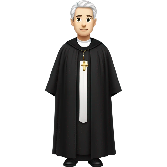 Vicar standing emoji
