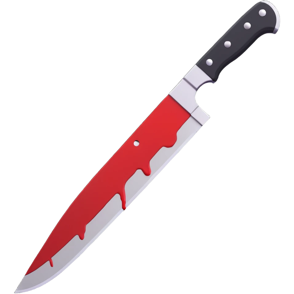 bloody knife emoji